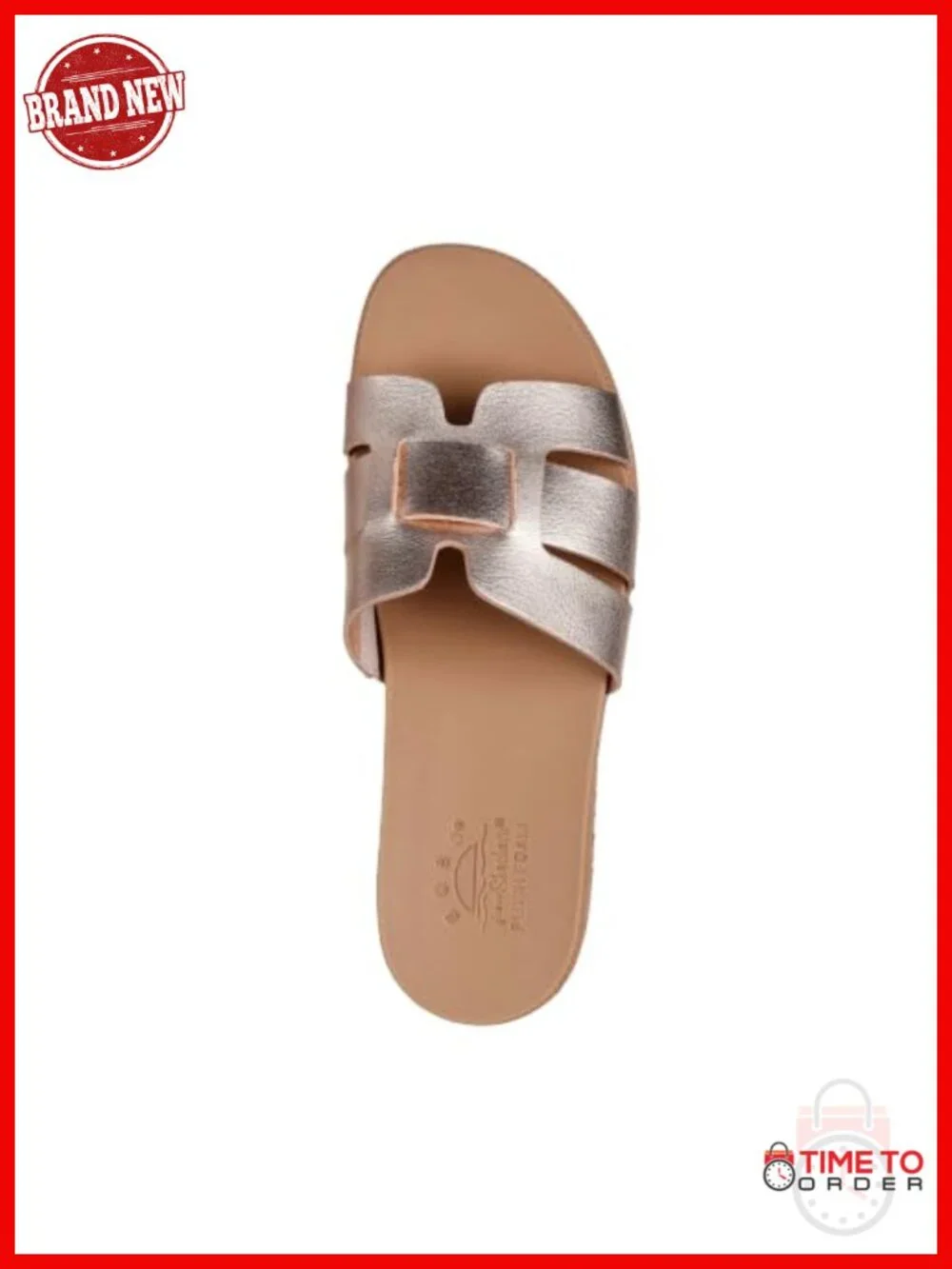 Faux Leather Double Strap Sandals with Cork Sole, Machine Washable